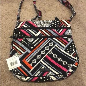 Vera Bradley Northern Stripes Triple Zip Hipster